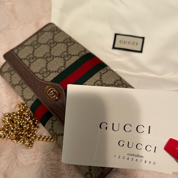 Ophidia GG chain wallet - Picture 2 of 7